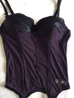PLAYBOY Bustier and Thong Set