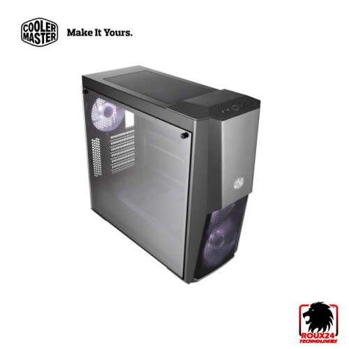 Cooler Master MasterBox MB500 Tempered Glass Gaming PC Case (No PSU) For all size ATX motherboards.