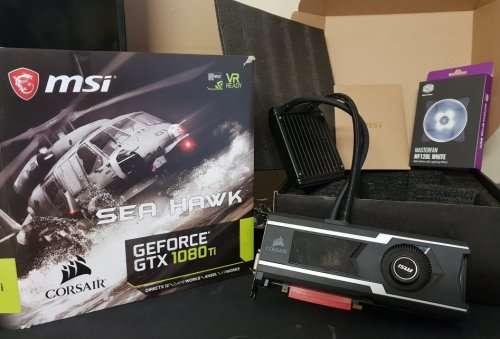 CRAZY AUCTION!!! MSI® Nvidia® GeForce GTX 1080 ti Sea Hawk 11GB RAM!!!