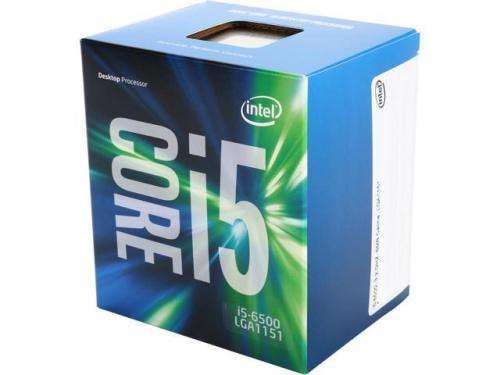 Intel® Core i5-6500 Desktop Tray Processor @ 3.20 GHz up to 3.60 GHz with 6MB Cache