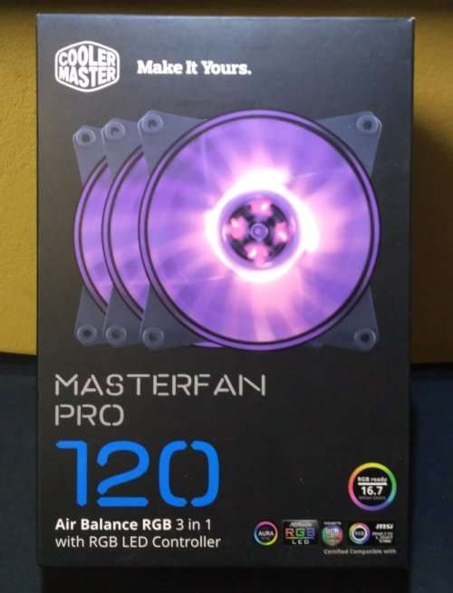 Cooler Master® MasterFan Pro 120 Air Balance RGB 3 Pack (Demo)