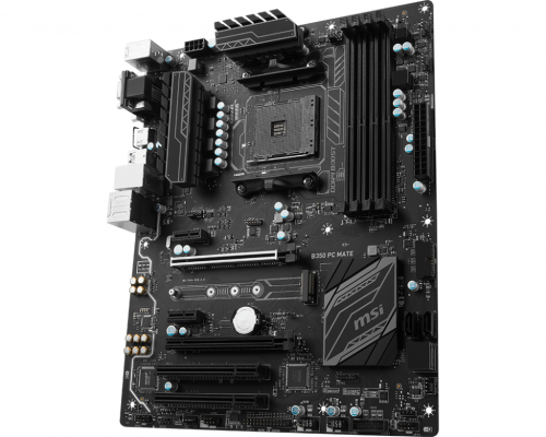 MSI® B350 PC Mate AMD Motherboard INCLUDING Windows 10 Pro Digital License
