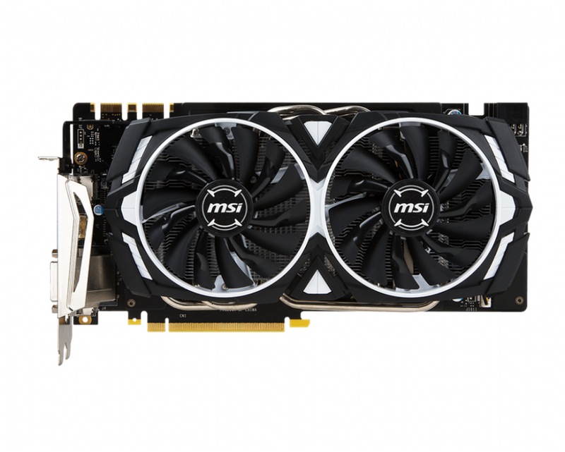 MSI® Armor Series Nvidia® GeForce GTX 1070 8GB DDR5 256-Bit Graphics Card