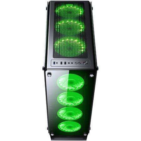 Redragon® Ironhide® 4 Panel Tempered Glass Full Tower Gaming Chassis, Original Packaging. NO FANS