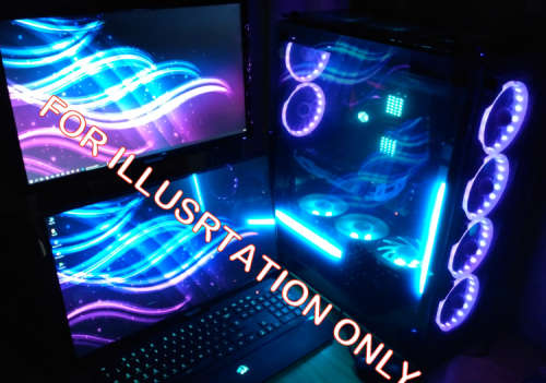 Redragon® Ironhide® 4 Panel Tempered Glass Full Tower Gaming Chassis, Original Packaging. NO FANS
