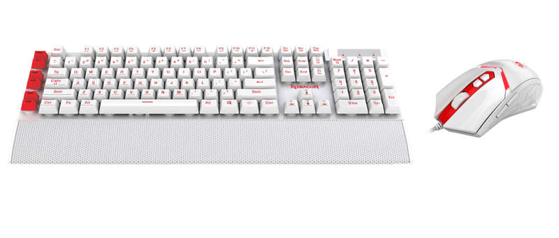 Redragon® YAKSA NEMEANLION White Gaming Combo in original packaging. PLEASE READ.