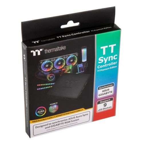 aRGB SYNC KIT - Thermaltake Riing Trio 12Radiator Fan TT Premium Edition (3-Fan Pack)