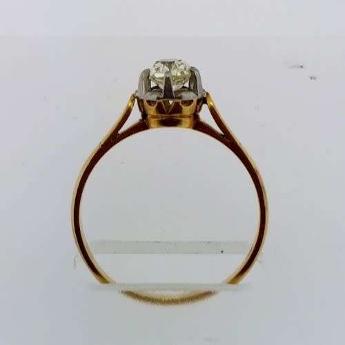 Antique rose cut diamond ring