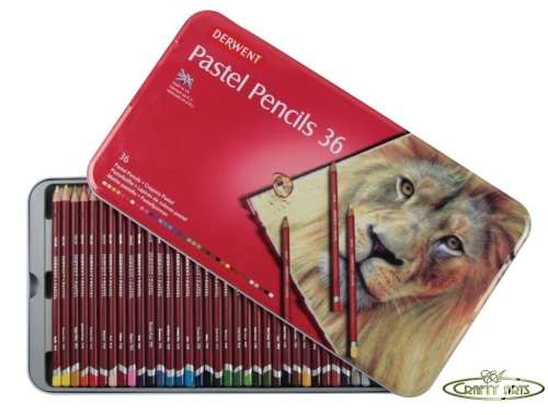 Derwent Pastel Pencils 36pc Set in Tin