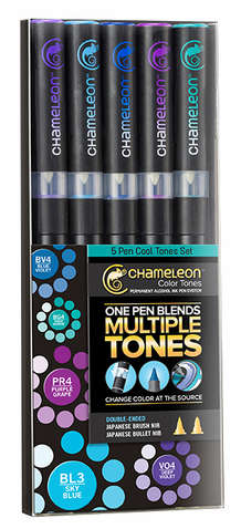 Chameleon Color Tones - 5 Pen Cool Tones
