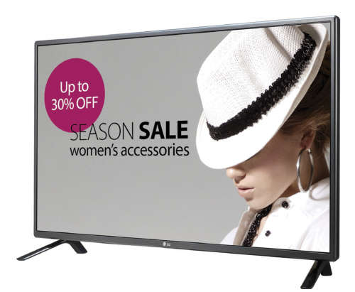 Open Box Demo LG 55LS55A-5B Display Monitor Grade A Stock ( Mint )
