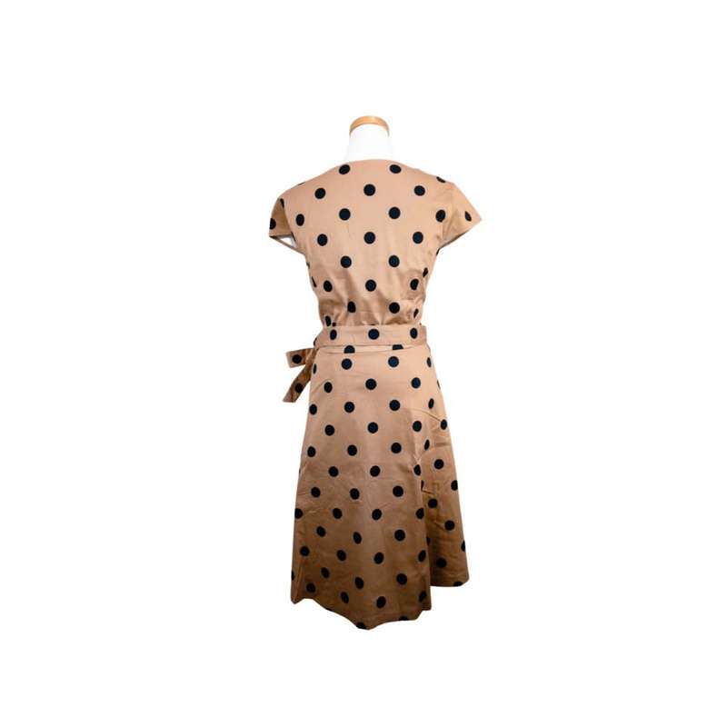 Isaac Mizrahi Cotton Spandex Fully Lined Dress with Concealed Pockets and Belted Waist