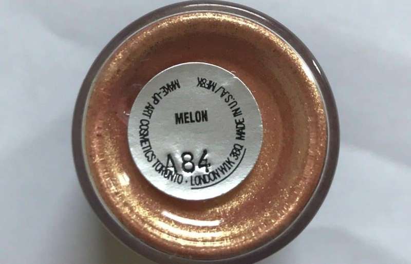 M.A.C COSMETICS MAC MELON PIGMENT LIMITED EDITION TRAVEL SIZE Little MAC Mini PIGMENT  9 OZ / 2.5 G