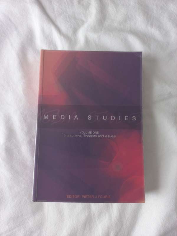 Media Studies: Institutions, theories, and issues textbook Pieter Jacobus Fourie