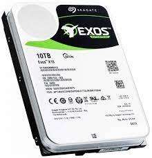 10TB Seagate Exos X16, 3.5`, 7200RPM, SATA, 6GbS, 512e, 4Kn, 256MB Cache, Enterprise Hard Drive