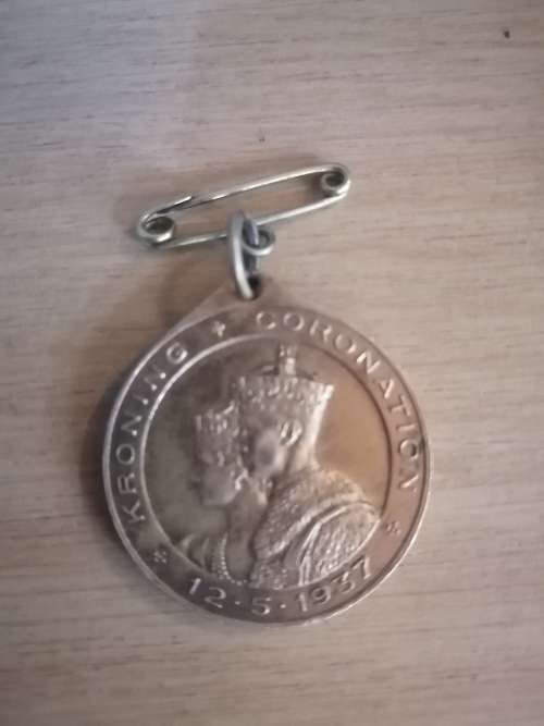 1937 South African  Kroning Coronation Suid African Union Medal