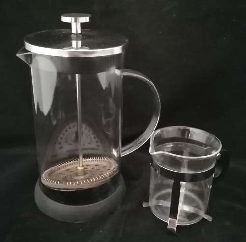 Glass Percolator with Milk Jug
