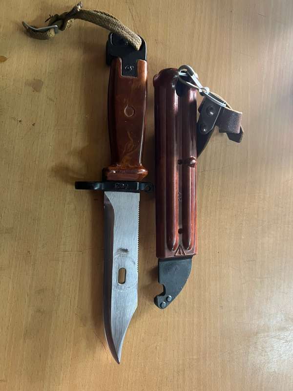 AKM Type II Bayonet and Scabbard