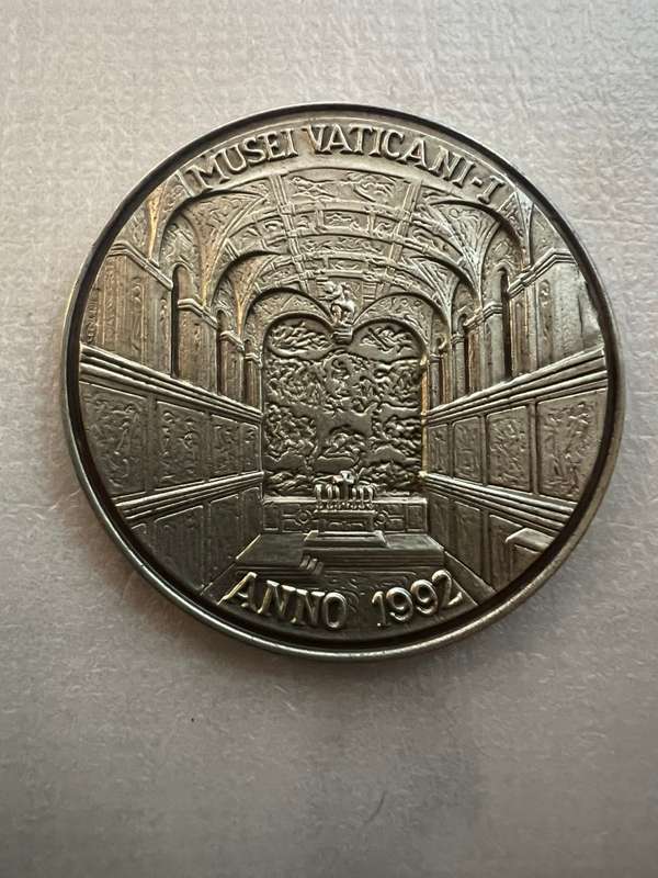 Musei Vaticani 1992 Commemorative Art Medal in Sterling Silver -Michelangelo