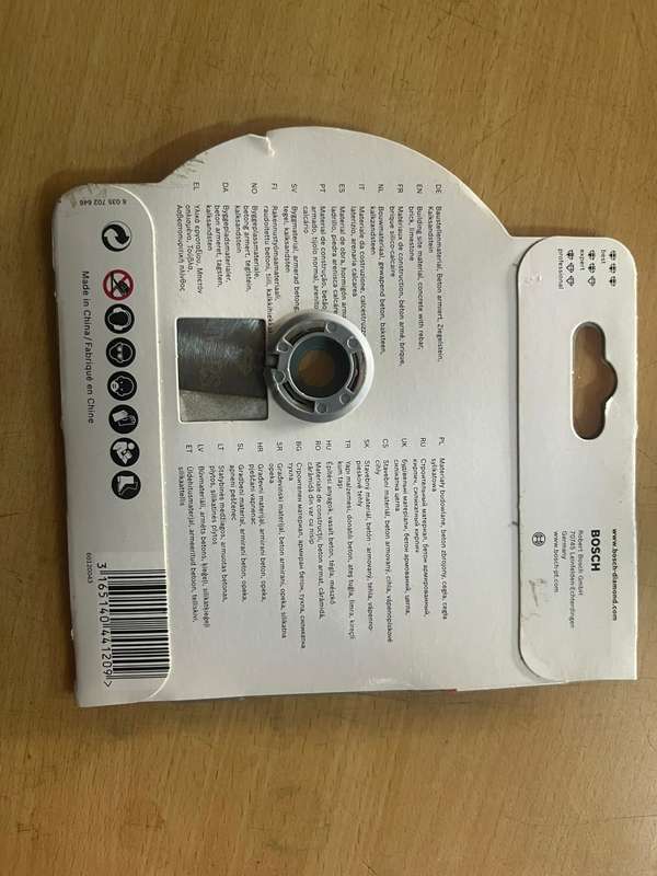 Bosch Standard for Universal Turbo diamond cutting disc 125mm
