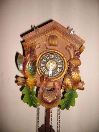 small hunting cuckoo made in germany clock