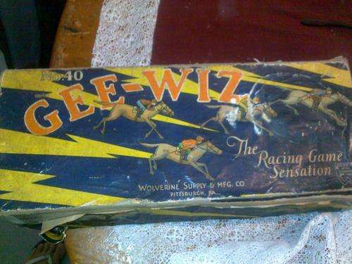OLD RACING GAME SENSATION GEE WIZZ NO40