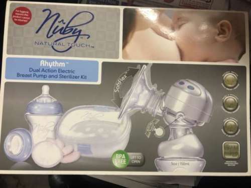 Nuby Rhythm¿ Dual Action Electric Breast Pump and Sanitiser Kit *Valued at over R3,000*