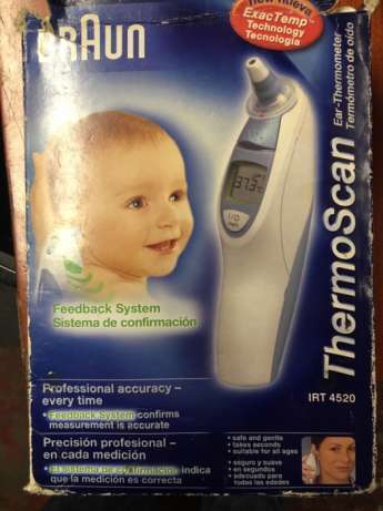 Braun Thermoscan Ear Thermometer (IRT4520) - *Brand New*