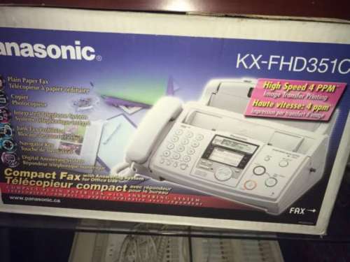 Panasonic KX-FHD351C Compact Fax with Answering System