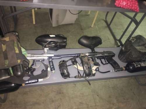 Paintball Kit (2 Spyder Guns, Masks, Pods etc) *Too much to mention* Worth over R7,000!