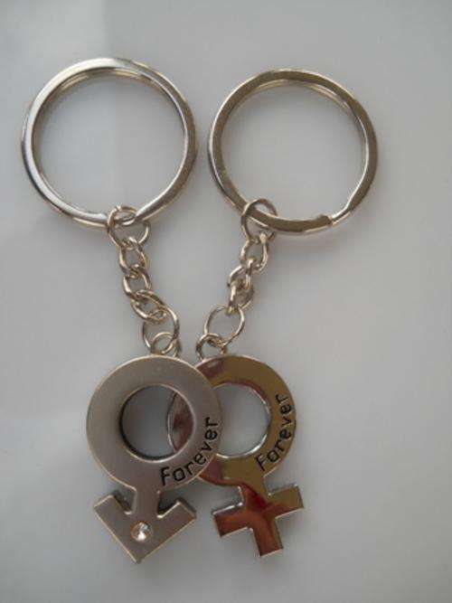 Set of "Forever" Keyrings - For Him And Her