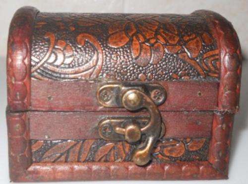 Beautiful Hand Crafted Wooden Trinket Box