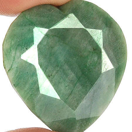 78 CTS STUNNING GREEN RARE HUGE UNIQUE NATURAL BRAZILIAN EMERALD HEART CUT