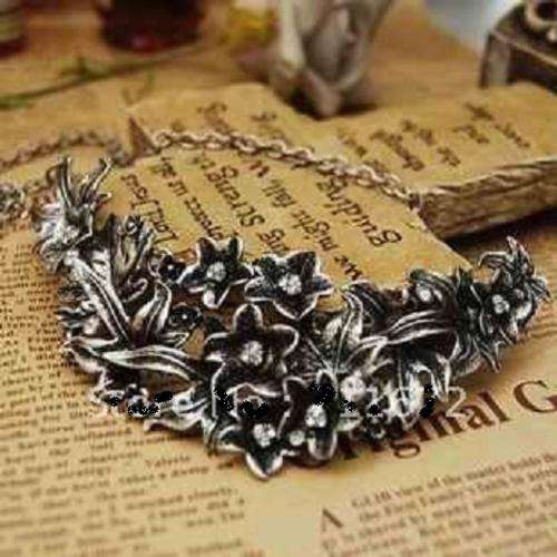 Vintage Flower Necklace