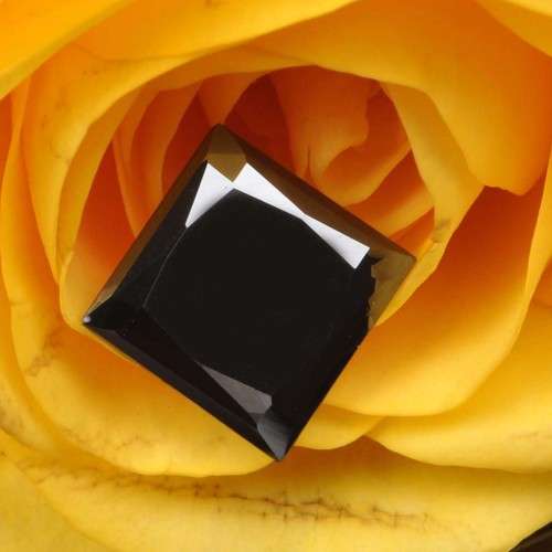 4.30 CT Natural Real Black Loose Diamond PRINCESS SHAPE Certified A+++Solitaire