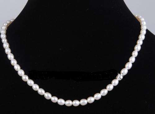 Authentic String 5 - 6mm Cultured Bean Shaped Pearls