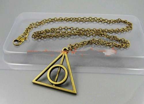 Infinity Bronze Harry Potter Pendant Necklace & free Gift Box
