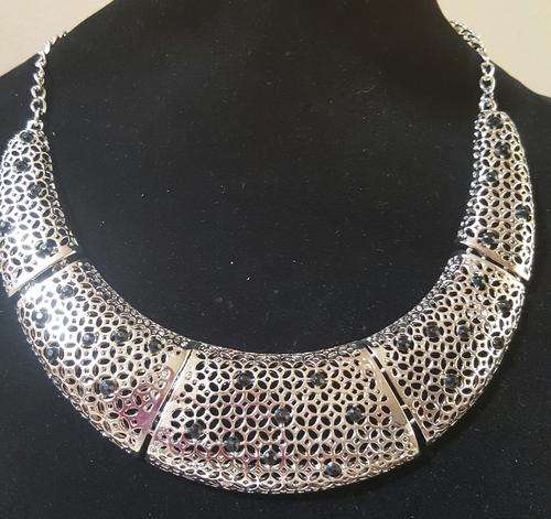 Gorgeous  Silver Coated Necklace