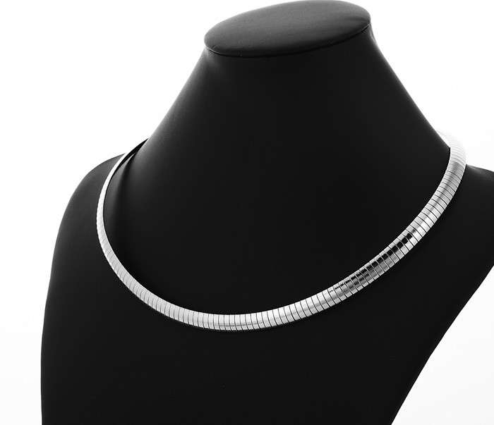 Never Fade 316L Stainless Steel Choker Snake  Necklace (Free Gift Box)
