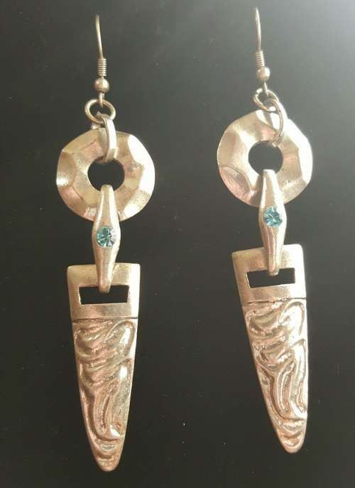 SILVER DANGLE EARRINGS