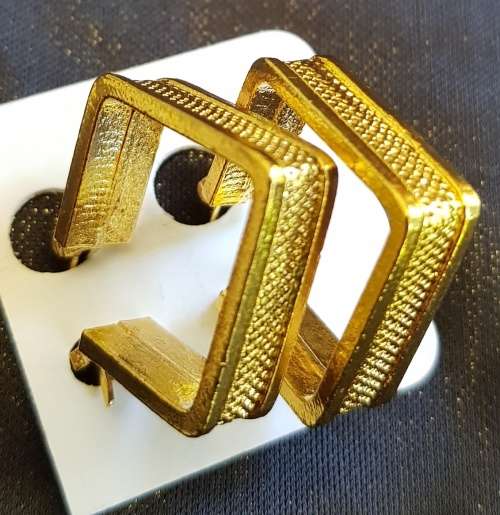 Gold Filled  Stainless Steel Square Hoop Earrings