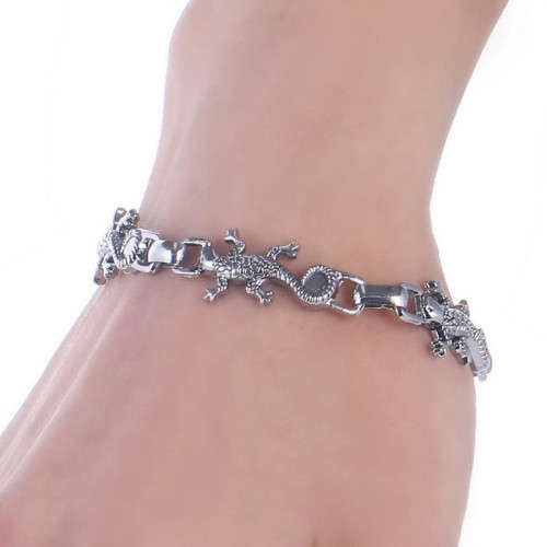 Silver High Quality Lizard Bracelet