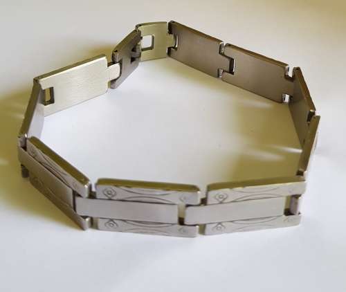 10mm 316L Unisex Heavy STAINLESS STEEL  Bracelet 22cm
