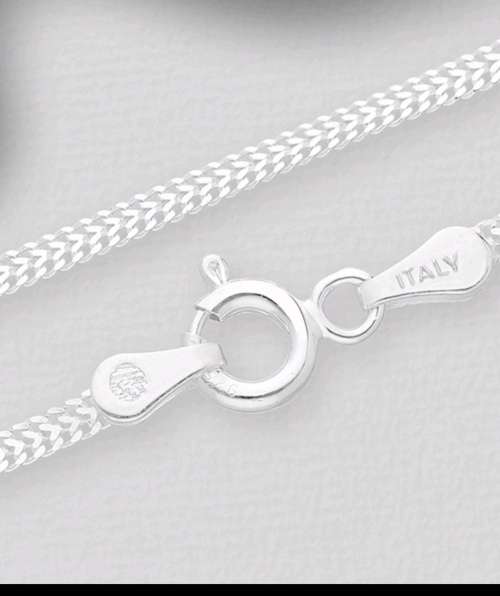 ITALIAN DELIGHT - 925 Sterling Silver Chain,  2mm Wide, Made in Italy 50CM