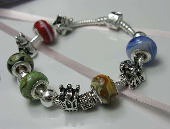 GORGEOUS 925 STERLING SILVER PANDORA MULTI SUIT BRACELET