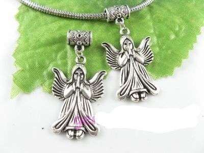 TIBET SILVER FREE MOVE BIG ANGLE CHARMS FIT PANDORA
