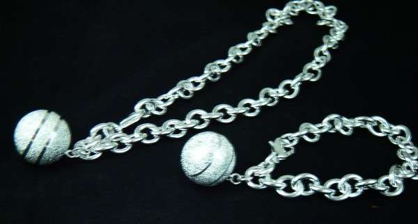 ***NEW ARRIVAL***LOVELY 925 STERLING SILVER BALL SET