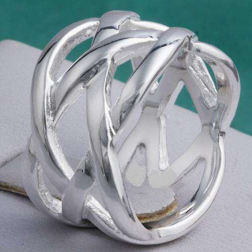 ***LAST ONE IN STOCK***EXTRAORDINARY  STERLING SILVER  COATED RING  # 8.25