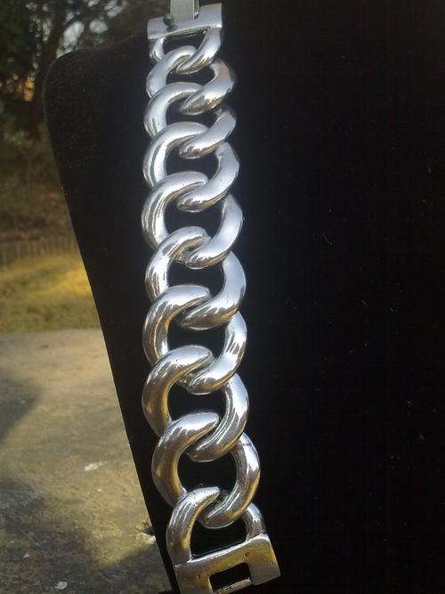 GORGEOUS TIBETAN SILVER CHAIN BRACELET