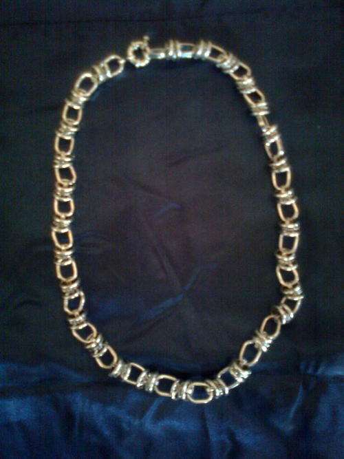 UNISEX TIBETAN SILVER LINKS & RINGS NECKLACE